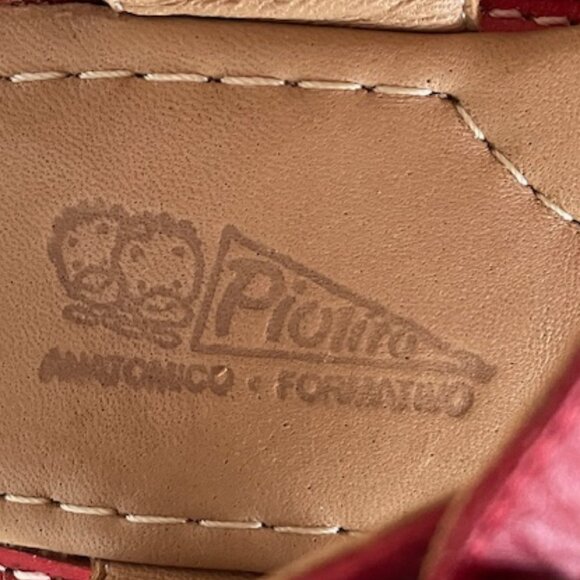 PIOLITO FLORICIENTA Sandals Red Floral Petal Applique Girl Size 1 - Picture 5 of 16